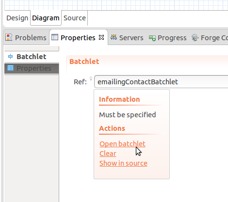 features batch properties