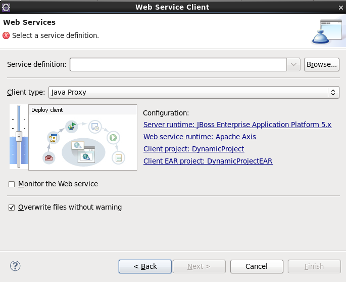 Web Service Client wizard